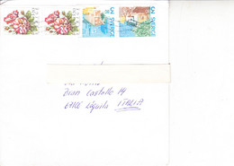 SVEZIA  1994 -  Unificato 1573 Europa - 1807 Fiori Su Lettera Per Italy - Cartas & Documentos