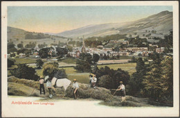 Ambleside From Loughrigg, Westmorland, C.1902 - Peacock Postcard - Ambleside