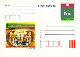 Hungary Postal Stationary 1993 125 Eves A Magyar Mozgoposta  - Mint (TS11-43) - Enteros Postales