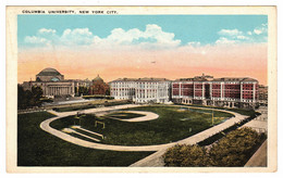 COLUMBIA UNIVERSITY, New York City - 1929 - Education, Schools And Universities