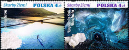 Poland 2021 Fi 5186-87B Mi 5336-37A Skarby Ziemi - Unused Stamps