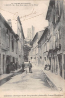 ►CREST◄26►CPA◄±1915►RUE DES ALPES ET LA TOUR◄CACHET HOPITAL HOSPICE CREST►LANG FILS AINÉ, PHOT. ÉDIT. N°41 - Crest