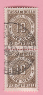 ITALIA Fiscali Reveneu Tax Bollo Cambiali - 10 Lire Usato - Revenue Stamps