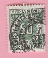 ITALIA Fiscali Reveneu Tax Bollo Cambiali - 50 Lire Usato - Revenue Stamps