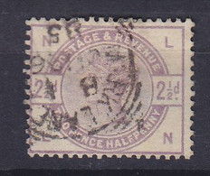 Great Britain 1884 Mi. 75    2½ P. Victoria 'NL' 'LN' MARK LANE, LONDON Cancel - Nuovi