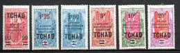 Col24 Colonies Tchad N° 47 à 52 Neuf X MH Cote 50,00€ - Unused Stamps