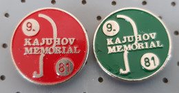 Table Tennis Tournament 9. Kajuhov Memorial  1981 Slovenia Pins Badge - Tischtennis