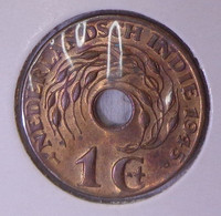 @Y@    Nederlands Indie   1 Cent  1945  High Grade (  4935) - India