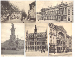 Lot 8 CPA Belgique Cartes Postales Namur Bruxelles Anvers Ostende - 5 - 99 Cartes