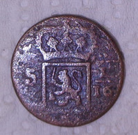 @Y@    Nederlands Indie   1822    1  Duit     /  1/16 Gulden    (  4932) - India