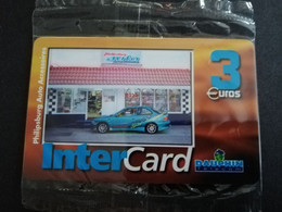 ST MARTIN  INTERCARD  PHILIPSBURG AUTO ACCESSOIRES       3 EURO /   INTER 112 / MINT CARD    ** 9243 ** - Antillas (Francesas)