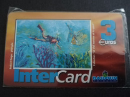 ST MARTIN  INTERCARD  ROBERT DAGO PLANGEE       3 EURO /   INTER 128 / MINT CARD    ** 9248 ** - Antillen (Frans)