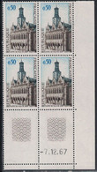 ST QUENTIN - N°1499 - BLOC DE 4 TIMBRES - COIN DU  7-12-1967 - COTE 2.50€. - 1960-1969