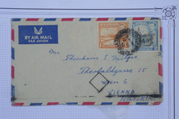 T16 CHYPRE  BELLE LETTRE 1954  CYPRUS NICOSIA POUR VIENNA AUTRICHE +AFFRANCH. INTERESSANT - Zypern (...-1960)