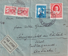 BULGARIE  1938 PLI AERIEN TAXE - Cartas