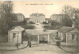 FOUGERES L'HOTEL DIEU 1916 - Fougeres