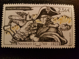 Andorra 2021 Andorre 200th Ann Death EMPEROR NAPOLEON 1er 1769 1821 Bonaparte 1v - Unused Stamps