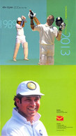 India 2013 Prestentation Pack MNH ,Sachin Tendulkar, Cricket, Sport  (**) Inde Indien - With FDC +Sheet +MS MNH - Cricket