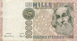 ITALIA 1000 LIRE 1988  P-109  Circ. - 1000 Lire