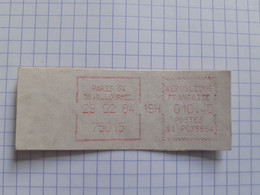 Paris 64 38, R. Lourmel 75015 - 29-02-84 - G1 PC 75664 Tarif 10.40 - 1981-84 Types « LS » & « LSA » (prototypes)