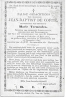 De Corte Jean-baptist  (lede 1815- Schellebelle 1893) - Religione & Esoterismo