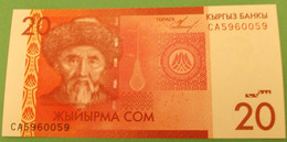 KYRGYZSTAN 20 SOM 2009  P-24a  UNC - Kirghizistan