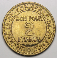 2 Francs Chambres De Commerce, 1924, Bronze-aluminium - III° République - 2 Francs