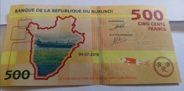 BURUNDI , 500 FRANCS , 2018 , UNC , P New - Burundi