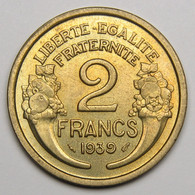 RARE En SPL ! 2 Francs Morlon, 1939, Bronze-aluminium - III° République - 2 Francs