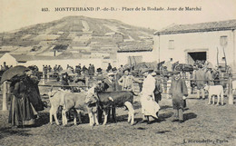 CPA. [63] Puy-de-Dôme > Clermont Ferrand Place De La Rodade Un Jour De Marché - Daté 1906 - TBE - Clermont Ferrand
