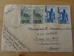 BOUAR   OUBANGUI-CHARI 1947 Par Avion  Sur Lettre Pour La FRANCE  SUCY-EN-BRIE - Storia Postale