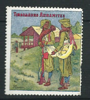 FRANCE VIGNETTE DELANDRE 11éme Regt De Tirailleurs Annamites WWI Ww1 Cinderella Poster Stamp - Vignettes Militaires
