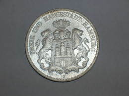 ALEMANIA-HAMBURGO 5 MARCOS 1888 (5538) - 2, 3 & 5 Mark Silver