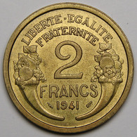 2 Francs Morlon, 1941, Bronze-aluminium - Etat Français - 2 Francs