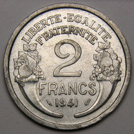 2 Francs Morlon, 1941, Aluminium - Etat Français - 2 Francs