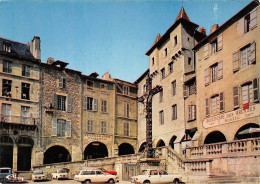 ►VILLEFRANCHE-DE-ROUERGUE◄12►CPM◄±1980►BOUCHERIE DES ARCADES - PHOTOGRAPHIE R. MARAVELLE◄AUTOMOBILES►ÉDIT. COMBIER - Villefranche De Rouergue