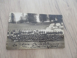 Carte Photo 1903 Casseurs Alpins Camp Du Pommier 24 Au Col 2ème Cliché - Characters