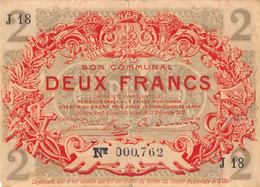 22-1847 : BILLET CHAMBRE DE COMMERCE 2 FRANCS. LILLE. NORD - Chambre De Commerce