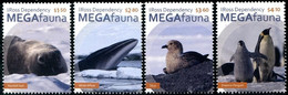 ROSS Dependency 2021 - Méga Faune De L'Antarctique - 4 Val Neufs // Mnh - Ungebraucht