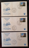 Iceland / Islande,3 Covers, From Stamp Exhibition 1974  #220011 - Prefilatelia