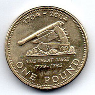 GIBRALTAR, 1 Pound, Nickel-Brass, Year 2004, KM #1051 - Gibraltar
