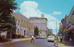 Beckley West Virginia, Downtown Business District Street Scene, Autos C1950s Vintage Postcard - Autres & Non Classés