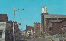 Grafton West Virginia, Business Section Street Scene, Autos C1960s Vintage Postcard - Autres & Non Classés