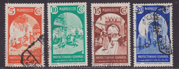 Delcampe - MARRUECOS 1938 -  Serie Completa Matasellada Edifil Nº 196/199 - Spanisch-Marokko