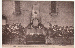 ***  87  ***   MEZIERES SUR ISSOIRE Le Monument Aux Morts Neuve TTB - Meziere Sur Issoire