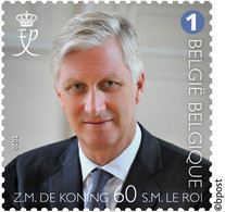 België  2020 / 4918** Koning Filip Wordt 60 Jaar** -  Le Roi Philippe Deviens Soixante Ans - Unused Stamps