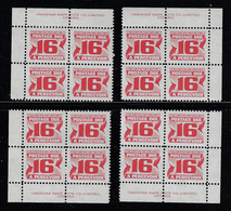 CANADA 1973 POSTAGE DUES SECOND ISSUE UNITRADE J37 4 CB MNH - Postage Due