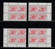 CANADA 1977 POSTAGE DUES SECOND ISSUE UNITRADE J38 4 CB MNH - Postage Due
