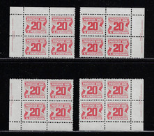 CANADA 1977 POSTAGE DUES SECOND ISSUE UNITRADE J38 4 CB MNH - Impuestos