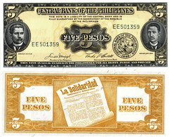 Philippines / 5 Pesos / 1949 / P-135(e) / UNC - Philippines